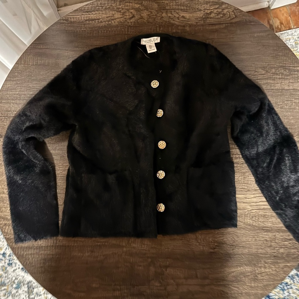 Rachel Zoe black cardigan